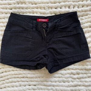 UNIONBAY Women's Black Jean Shorts